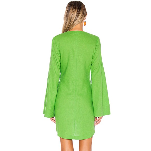 L’Academie The Janeiro Dress in Lime - Picture 4 of 4